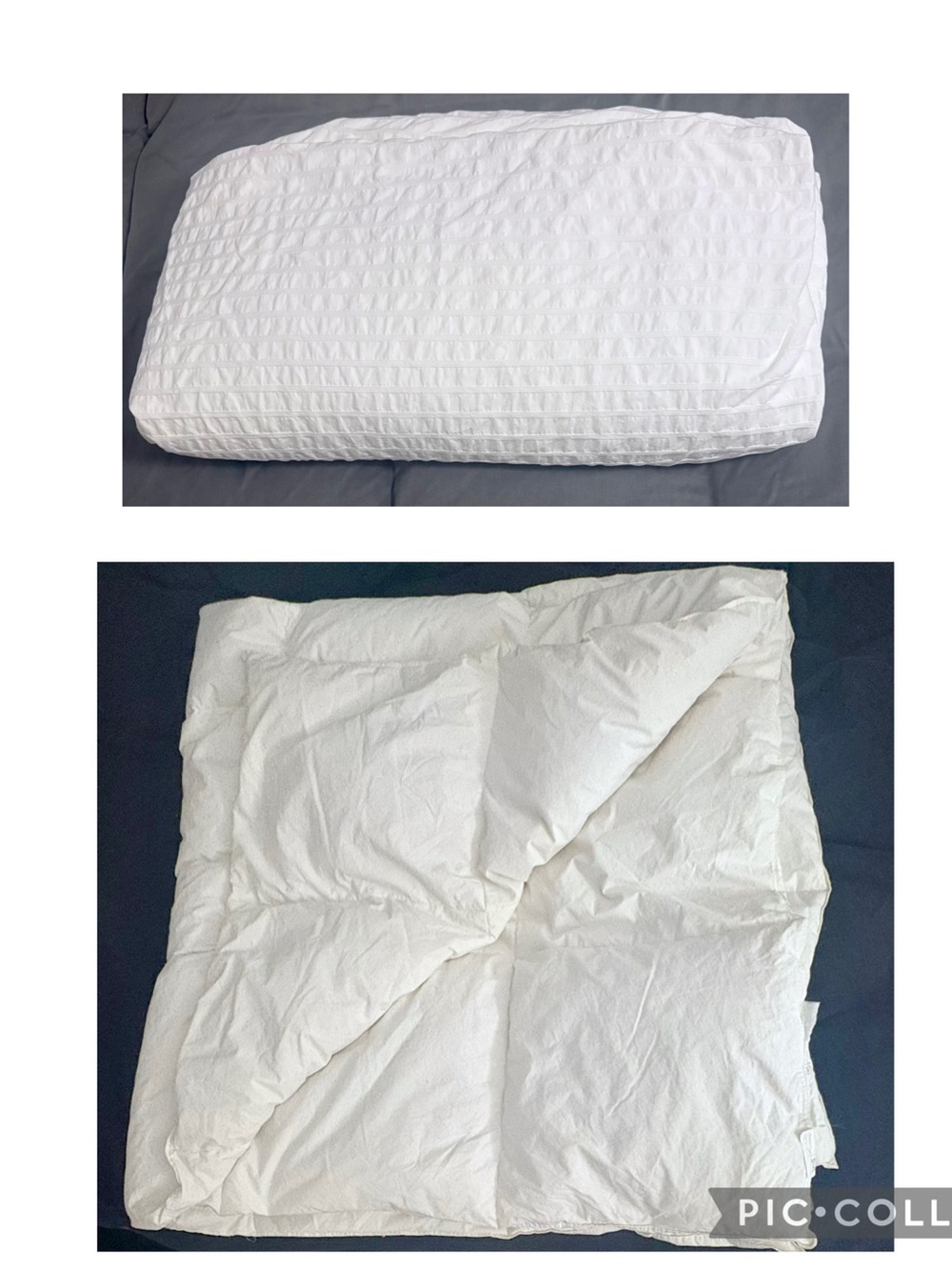 IKEA Mysa Queen Goose Down Feather Comforter/Duvet Cover All Season Fluffy Lofty